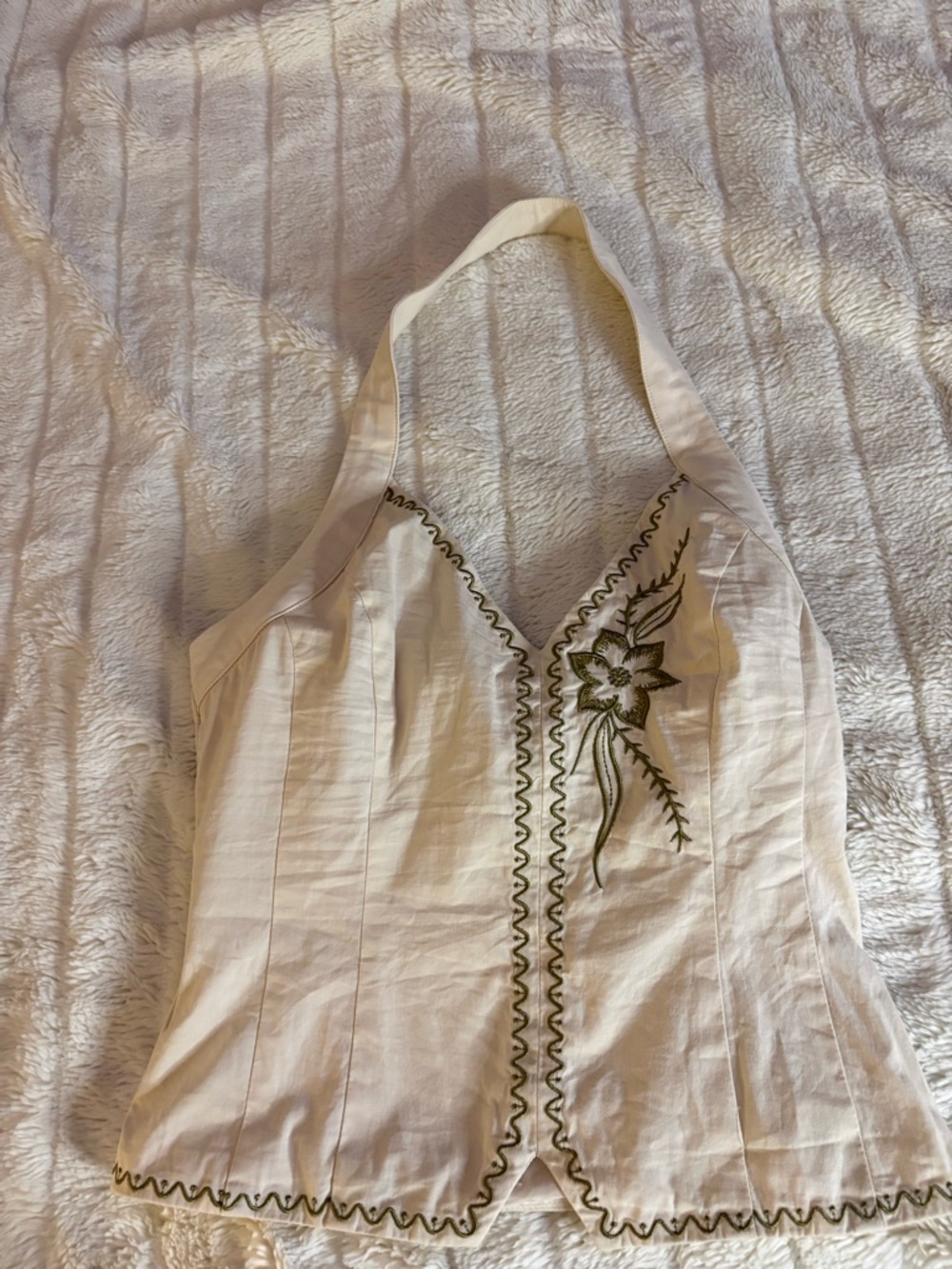 Princess Polly side zip halter top never worn brand new